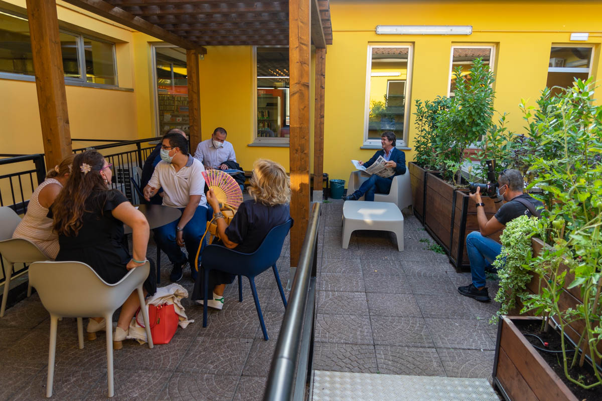 Inaugurazione spazi rinnovati Biblioteca civica di Cologno Monzese 18/09/2021