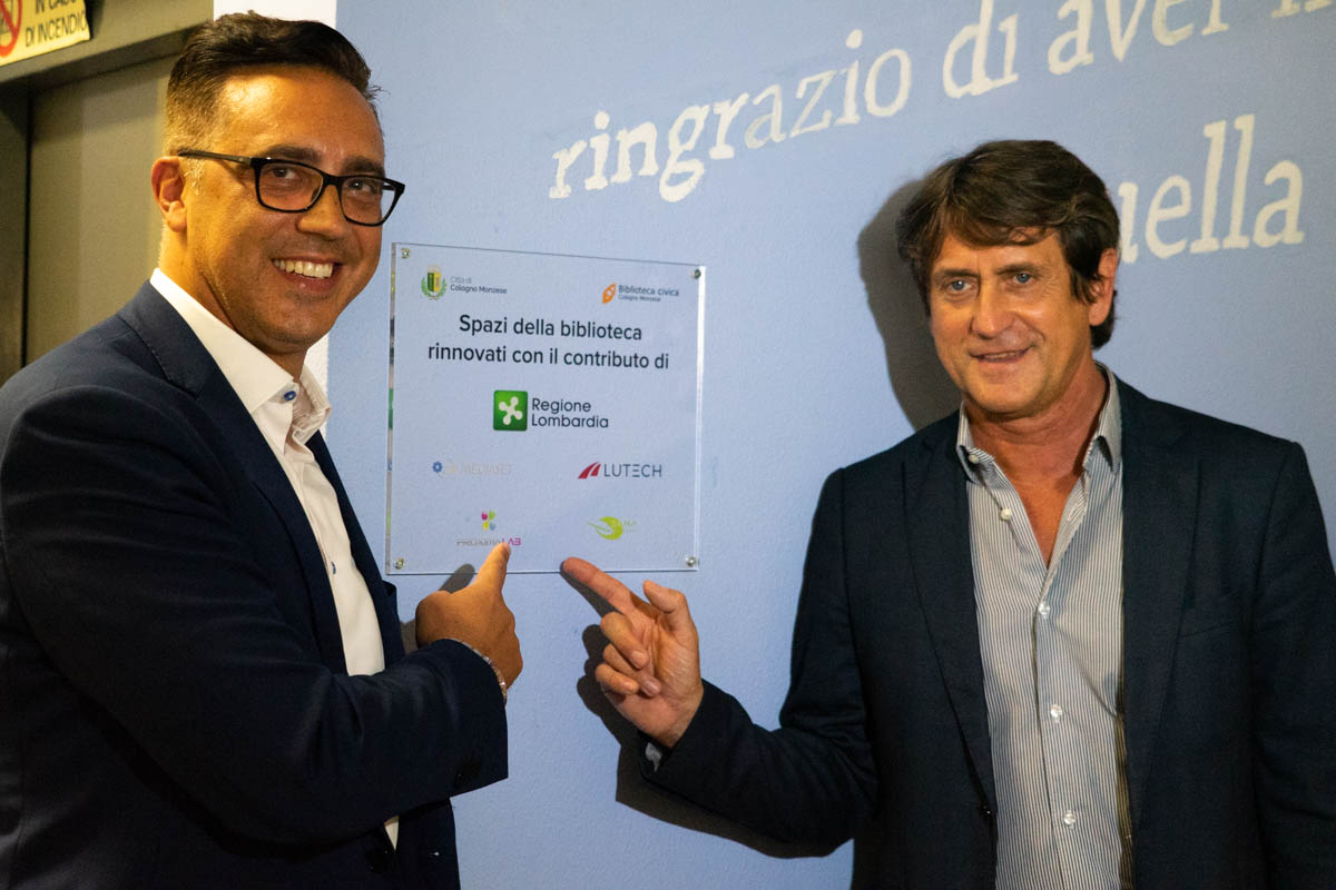 Inaugurazione spazi rinnovati Biblioteca civica di Cologno Monzese 18/09/2021